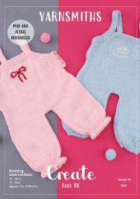 Yarnsmiths - 7003 - Max & Jessie Dungarees in Create Baby DK (downloadable PDF)