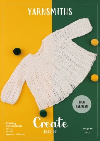 Yarnsmiths - 7016 - Eden Cardigan in Create Baby DK (downloadable PDF)