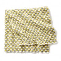 Bernat - Checker Crochet Baby Blanket in Baby Blanket Tiny (downloadable PDF)