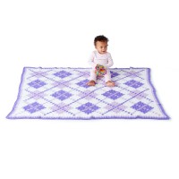 Caron - Argyle Corner to Corner Crochet Baby Blanket in Simply Soft (downloadable PDF)