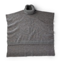 Caron - Hi Low Crochet Poncho in Simply Soft Tweeds (downloadable PDF)