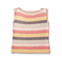Caron - Knit Boatneck Shell in Pantone Bamboo (downloadable PDF)
