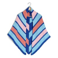 Caron - Blocks and Stripes Crochet Shawl in Simply Soft O'Go (downloadable PDF)