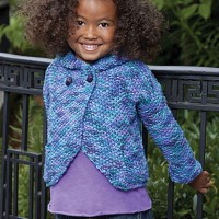 Caron - Two Button Hoodie in Simply Soft Tweeds (downloadable PDF)