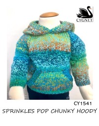 Cygnet 1541 - Chunky Hoody in Sprinkles Pop Chunky (downloadable PDF)