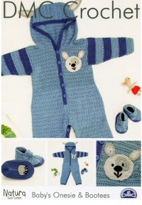 DMC 15208L/2 Crochet Baby's Onesie & Bootees (Leaflet)
