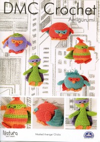 DMC 15315L/2 Crochet Masked Avenger Chicks (Leaflet)