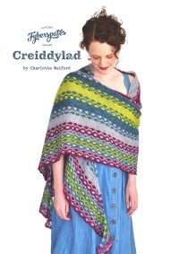 Fyberspates - Creiddylad - Shawl by Charlotte Walford in Faery Wings (downloadable PDF)