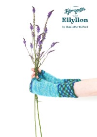 Fyberspates - Ellyllon - Mitts by Charlotte Walford in Faery Wings (downloadable PDF)