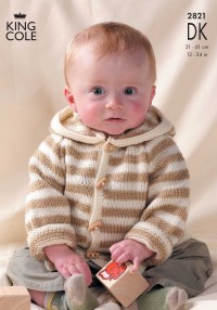 King Cole 2821 Mix 'n' Match Raglan Sweaters and Jackets in DK (downloadable PDF)