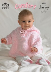 King Cole 3046 Baby Jacket, Blanket, Poncho and Rabbit in Comfort Chunky (downloadable PDF)
