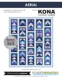 Kona Cotton Solids - Aerial Quilt Pattern (downloadable PDF)