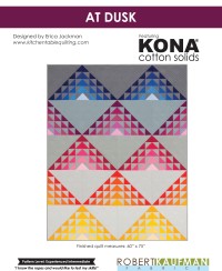 Kona Cotton Solids - At Dusk Quilt Pattern (downloadable PDF)