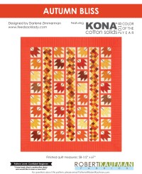 Kona Cotton Solids - Autumn Bliss Quilt Pattern (downloadable PDF)