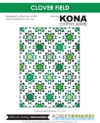 Kona Cotton Solids - Clover Field Quilt Pattern (downloadable PDF)