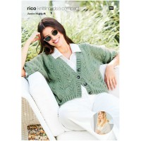 Rico Knitting Idea Compact 1001 (Leaflet) Cardigan and Shawl in Creative Fluffily DK
