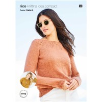 Rico Knitting Idea Compact 1005 (Leaflet) Cardigan and Sweater in Creative Fluffily DK