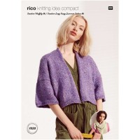 Rico Knitting Idea Compact 1020 (Leaflet) Top and Shawl in Creative Fluffily DK