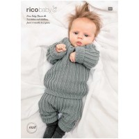 Rico Knitting Idea Compact 1028 (Leaflet) Jumper and Trousers in Baby Classic DK