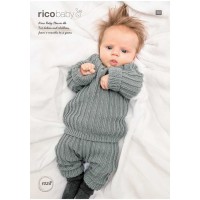 Rico Baby 1028 (downloadable PDF) Jumper and Trousers in Baby Classic DK