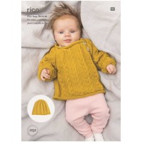 Rico Baby 1032 (Leaflet) Jumper and Hat in Baby Classic DK