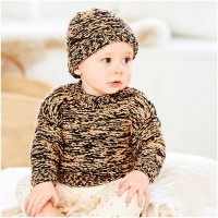 Rico Knitting Idea Compact 1035 (Leaflet) Babies Sweater and Hat in Baby Dream DK