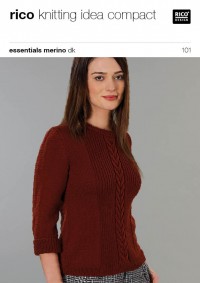 Rico Knitting Idea Compact 101 (Leaflet) Essentials Merino DK - Sweater