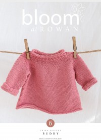 Bloom at Rowan - Buddy - Sweater by Erika Knight in Baby Cashsoft Merino (downloadable PDF)