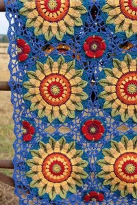 Janie Crow - Fields of Gold Crochet Blanket in Stylecraft Life DK (leaflet)