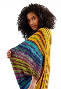 Urth Yarns - Koza Cocoon Wrap in Uneek Worsted (downloadable PDF)