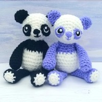 Wee Woolly Wonderfuls Baby Panda in Stylecraft Special Chunky (leaflet)