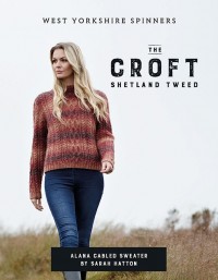 West Yorkshire Spinners - Alana Cabled Sweater in Wild Shetland Aran Roving (downloadable PDF)