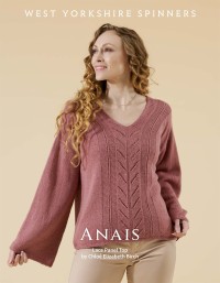 West Yorkshire Spinners - Anais - Lace Panel Top by Chloe Elizabeth Birch in Exquisite Lace (downloadable PDF)