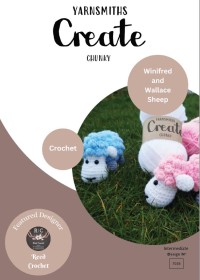 Yarnsmiths - 7038 - Winifred and Wallace Sheep in Create Chunky  (downloadable PDF)