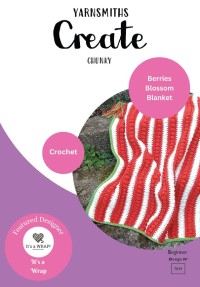 Yarnsmiths - 7039 - Berries Blossom Blanket in Create Chunky  (downloadable PDF)