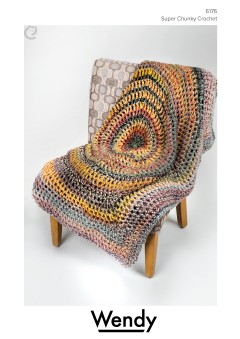 Wendy 6176 Crochet Blanket in Husky Super Chunky (downloadable PDF)
