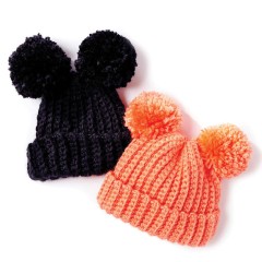 Bernat - Adorable PomPom Crochet Hat in Softee Baby Chunky (downloadable PDF)