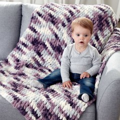 Bernat - Baby Blanket in Alize Blanket -EZ (downloadable PDF)