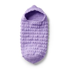 Bernat - Crochet Baby Cocoon in Baby Blanket  (downloadable PDF)