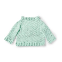 Bernat - Crochet Sweater in Baby Velvet (downloadable PDF)