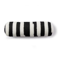 Bernat - Crochet Backyard Bolster in Maker Outdoor Stripes (downloadable PDF)