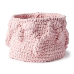Bernat - Crochet Bobble Border Basket in Blanket (downloadable PDF)
