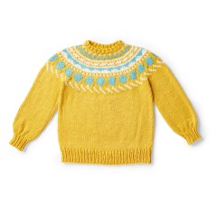 Bernat - Circle Around Knit Pullover in Softee Chunky (downloadable PDF)