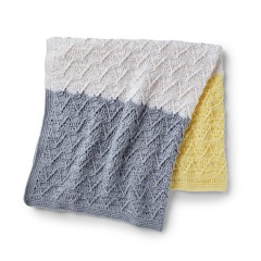Bernat - Crochet Colorbands Baby Blanket in Softee Baby (downloadable PDF)