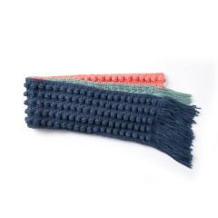 Bernat - Crochet Color Block Bobble Scarf in Roving (downloadable PDF)