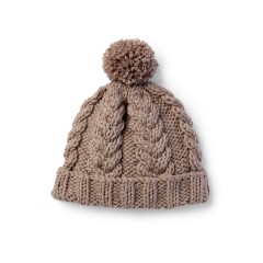 Bernat - Cozy Cable Knit Hat in Softee Chunky (downloadable PDF)