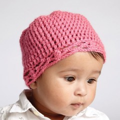 Bernat - Crochet Baby Hat in Softee Baby (downloadable PDF)