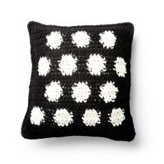 Bernat - Crochet Polka Time Pillow in Blanket (downloadable PDF)