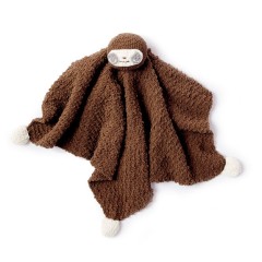 Bernat - Crochet Sleepy Sloth Lovey in Baby Blanket Tiny (downloadable PDF)