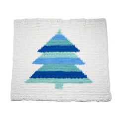 Bernat - Cozy Crochet Tree Blanket in Blanket (downloadable PDF)
